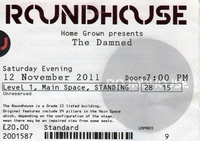 The Damned - The Roundhouse, London 12.11.11